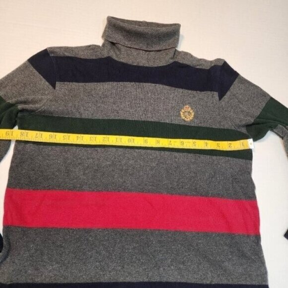 Lauren by Ralph Lauren size S Small women cotton turtleneck Embroidered logo - Picture 7 of 9